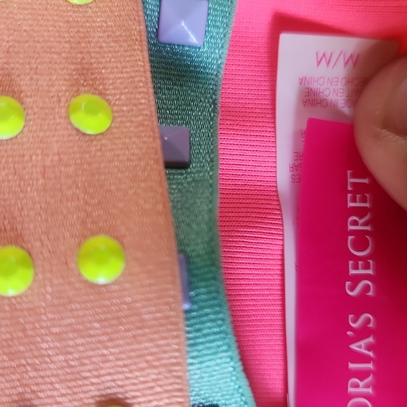 Victoria’s Secret Strappy Back Bandeau Swim Top, Size M - Picture 3 of 7